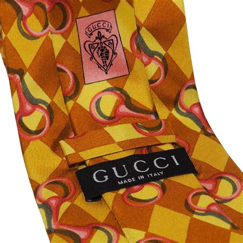 cravatte gucci vintage|Vintage Gucci Cravats .